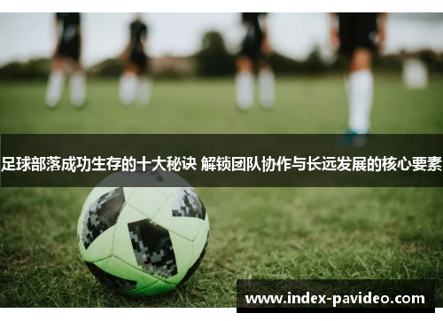 足球部落成功生存的十大秘诀 解锁团队协作与长远发展的核心要素 足球部落成功生存的十大秘诀 解锁团队协作与长远发展的核心要素
