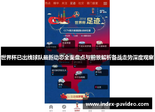 世界杯已出线球队最新动态全面盘点与前景解析备战走势深度观察 世界杯已出线球队最新动态全面盘点与前景解析备战走势深度观察